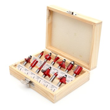 Zestaw Frezów do drewna KD10282 12szt. frez 8mm