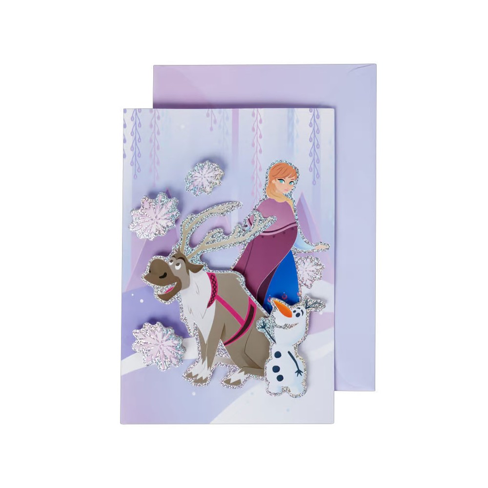 Disney Frozen Friends 3D Greeting Card