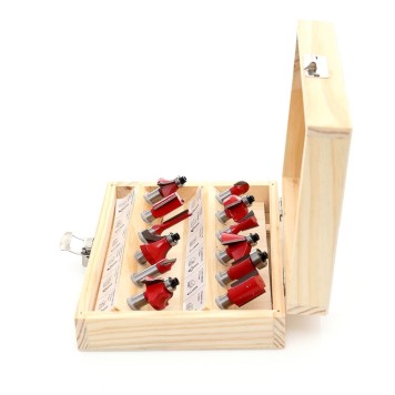 Zestaw Frezów do drewna KD10282 12szt. frez 8mm