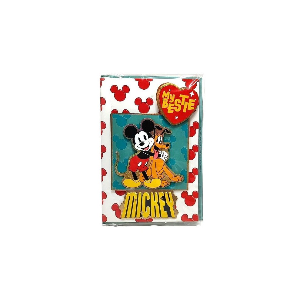 Disney Mickey  Bestie 3D Greeting Card