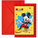 Disney Mickey  Jump Into Fun party invitation set of 6 FSC
