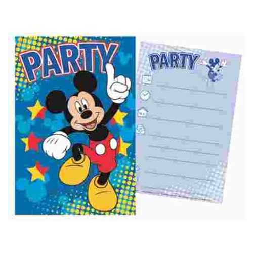 Disney Mickey  Party Invitation