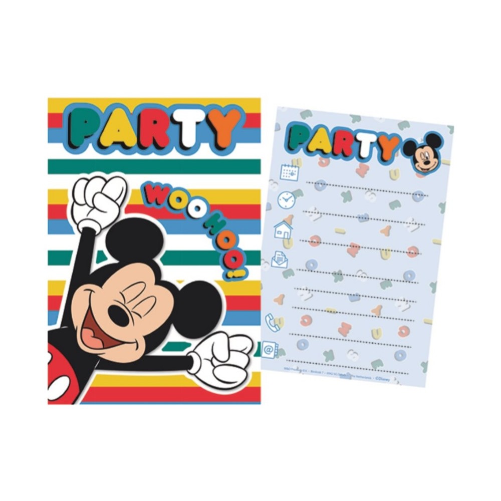 Disney Mickey  Party Invitation