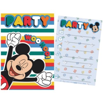 Disney Mickey  Party Invitation