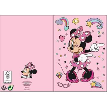 Disney Minnie  Wink 3D pop-up greeting card + envelope