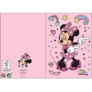 Disney Minnie  Wink 3D pop-up greeting card + envelope