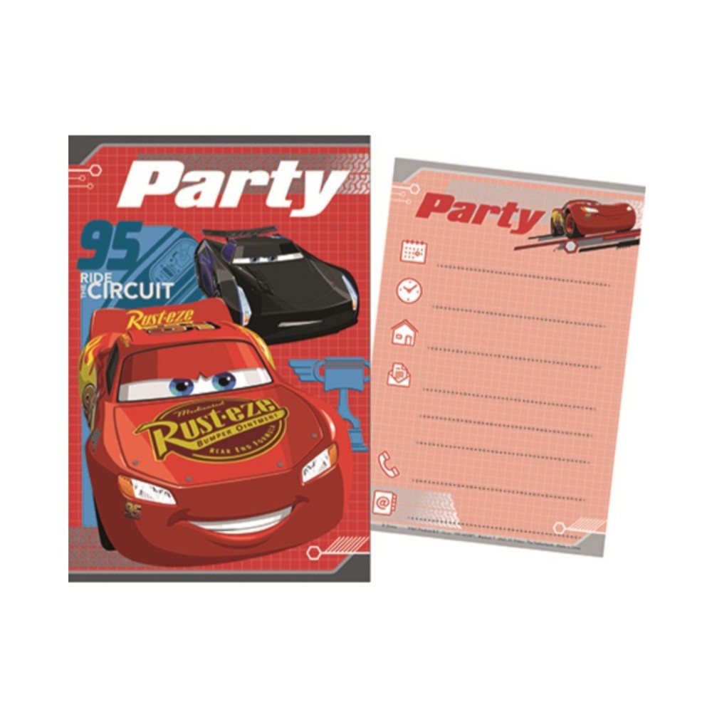 Disney Cars Party Invitation