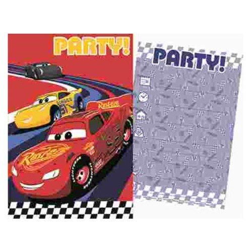 Disney Cars Party Invitation