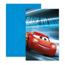 Disney Cars Victory Is Mine party invitation 6 pcs FSC