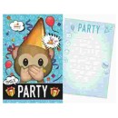 Emoji  Blue Party Invitation