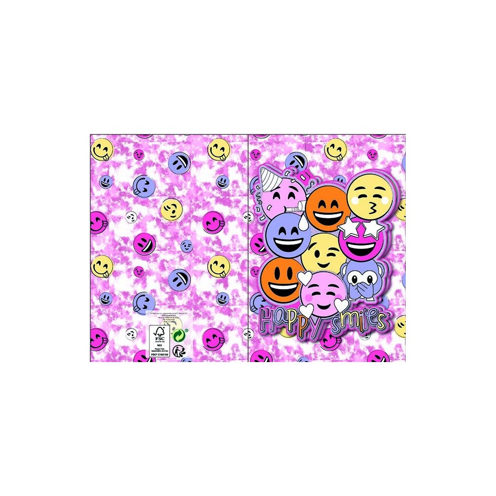 Emoji  Smiles 3D pop-up greeting card + envelope