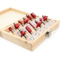 Zestaw Frezów do drewna KD10282 12szt. frez 8mm