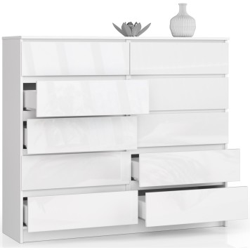 KOMODA K140 10SZ CLP PK BIAŁY POŁYSK