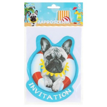 Summer Hawaiian Hawaii Party invitation pack of 6