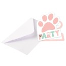 Pets Hello Pets Party Invitation 8 pcs