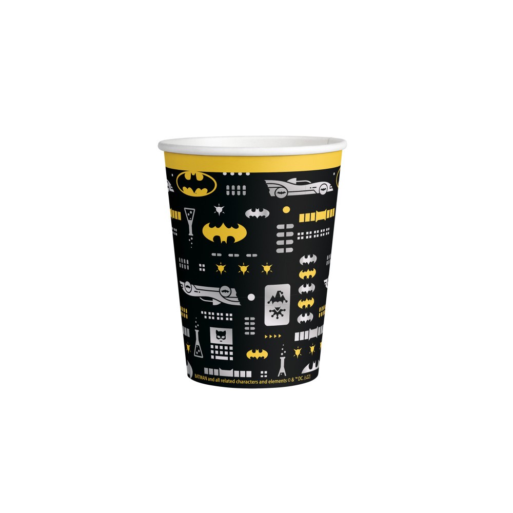 Batman City paper cup 8 pcs 250 ml