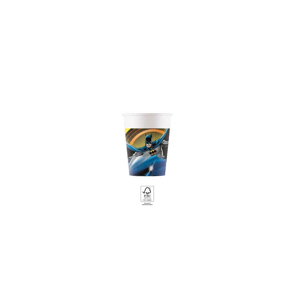 Batman Rogue Rage paper cup 8 pcs 200 ml FSC