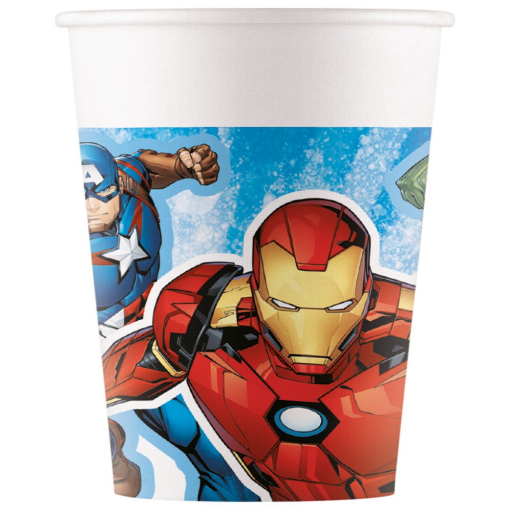 Avengers Evergreen paper cup 8 pcs 200 ml FSC