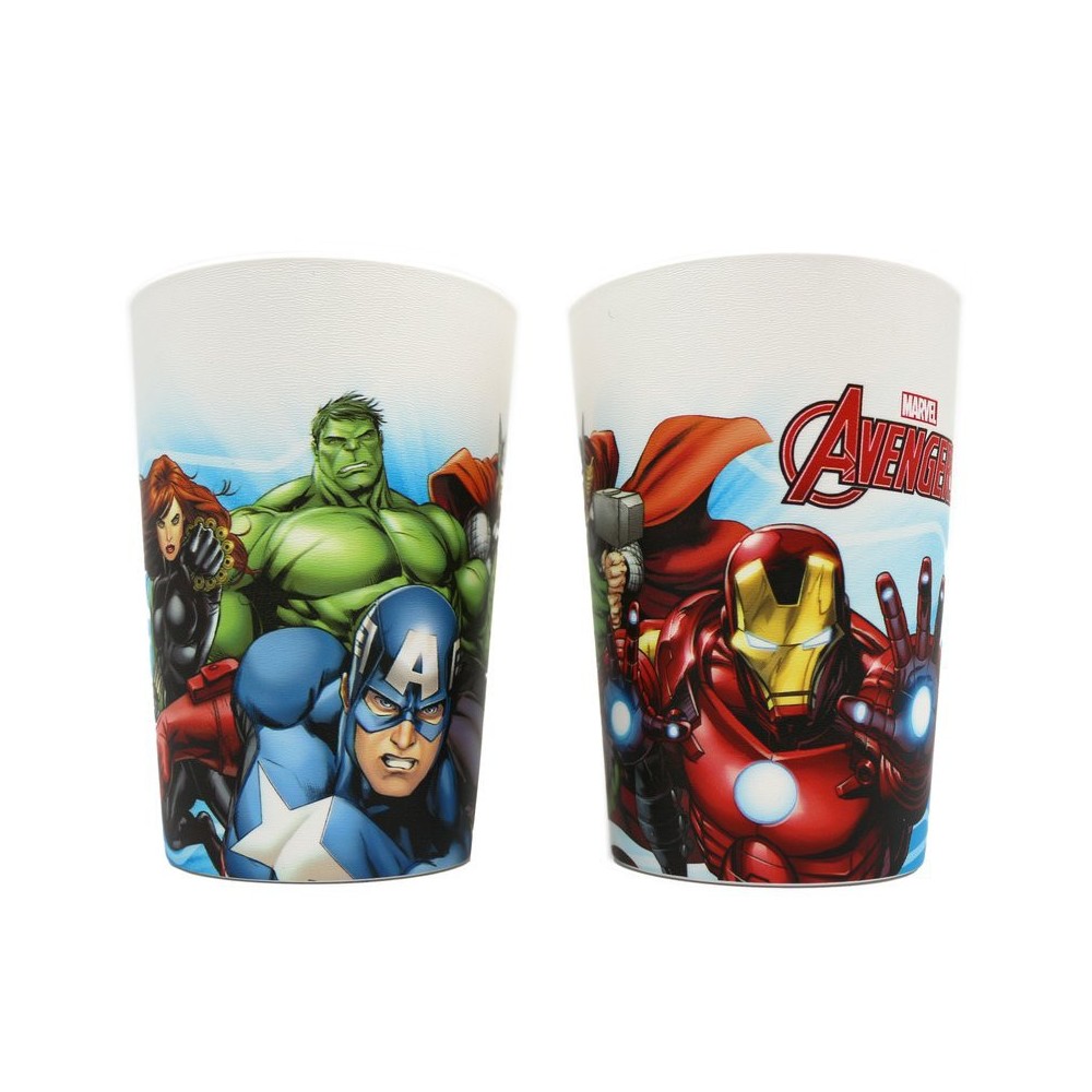 Avengers Mighty plastic cup set of 2 pcs 230 ml