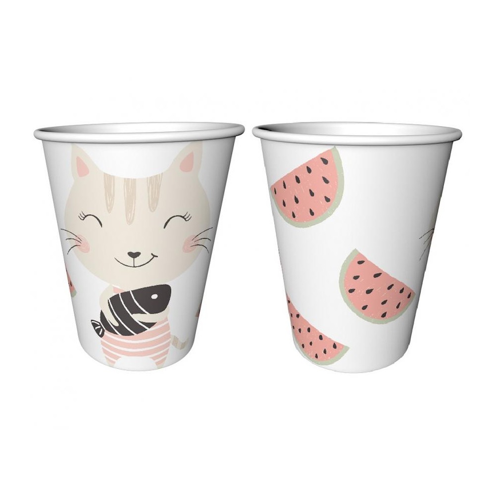 Cat Lovely Friends paper cup 6 pcs 240 ml
