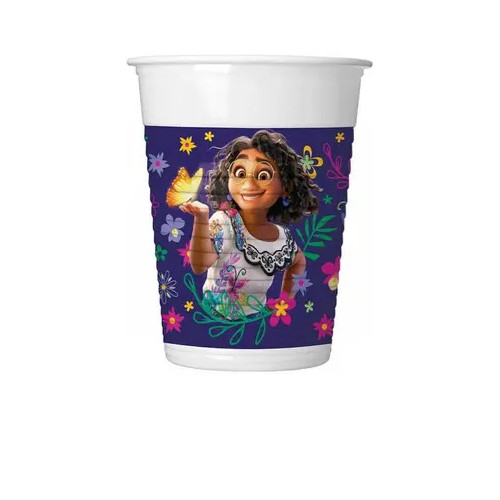 Disney Encanto Flower plastic cup 8 pcs 200 ml