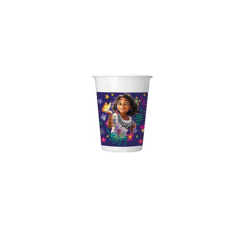Disney Encanto Flower plastic cup 8 pcs 200 ml