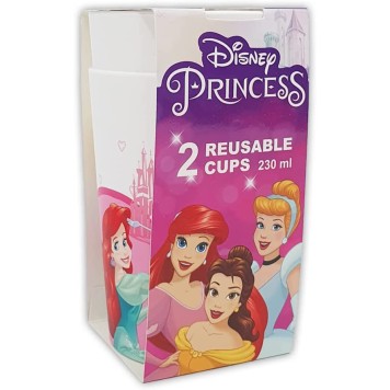 Disney Princess Dreaming plastic cup set of 2, 230 ml