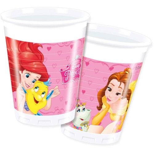 Disney Princess Live Your Story plastic cup set 8 pcs 200 ml