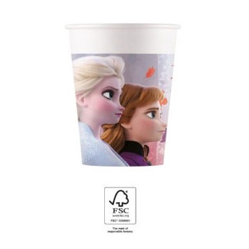Disney Frozen Leaf paper cup 8 pcs 200 ml FSC