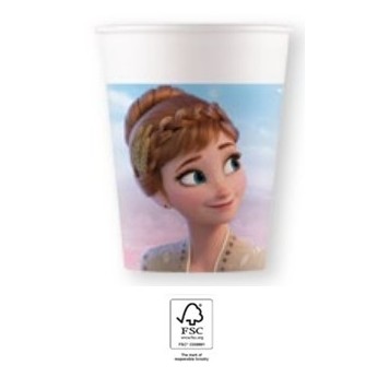 Disney Frozen Wind  paper cup pack of 8, 200 ml, FSC