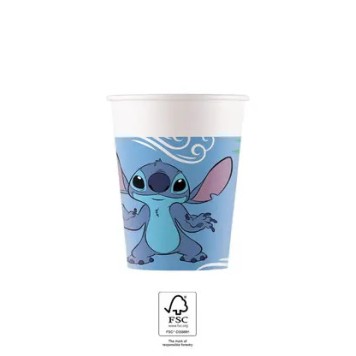 Disney Lilo and Stitch Angel paper cup 8 pcs 200 ml FSC