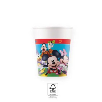 Disney Mickey  Rock the House paper cup 8 pcs 200 ml FSC