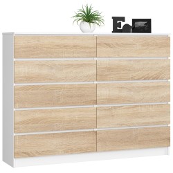 KOMODA K160 10SZ CLP PK BIAŁY / SONOMA
