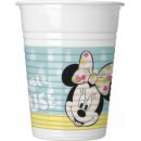 Disney Minnie  Tropical plastic cup 8 pcs 200 ml