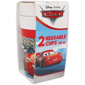 Disney Cars Arena Race plastic cup 2-piece set 230 ml