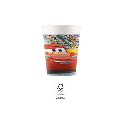 Disney Cars Arena Race Paper cup 8 pcs 200 ml FSC