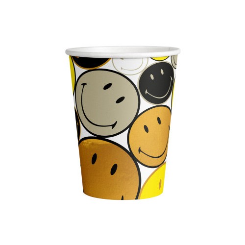 Emoji  Smiley Originals paper cup 8 pcs 250 ml