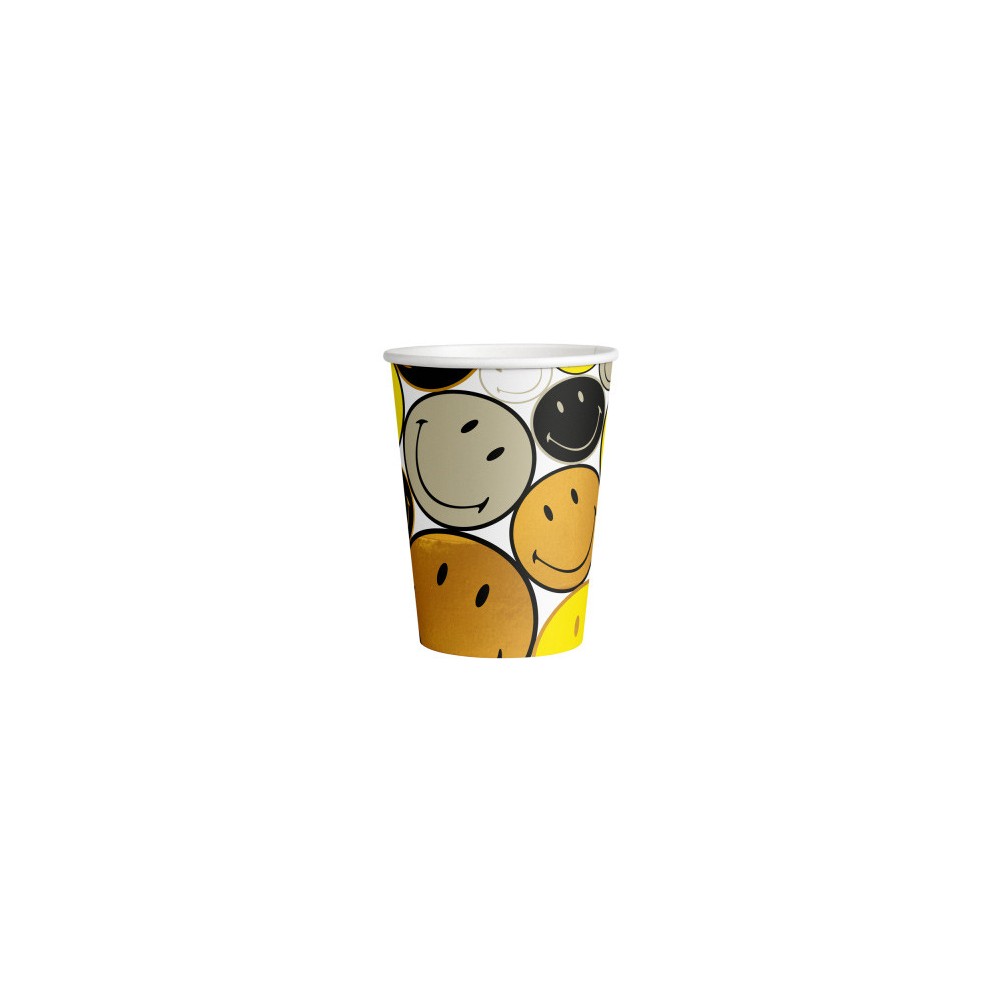 Emoji  Smiley Originals paper cup 8 pcs 250 ml