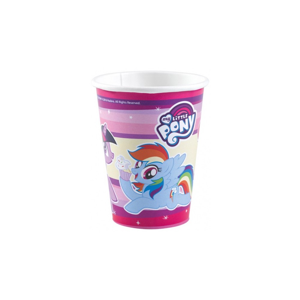 My Little Pony Rainbow Sparkle paper cup 8 pcs 250 ml