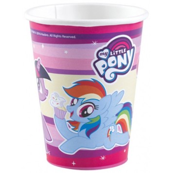 My Little Pony Rainbow Sparkle paper cup 8 pcs 250 ml