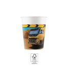 Construction Grabber paper cup 8 pcs 200 ml FSC