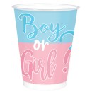 Boy or Girl The Big Reveal paper cup 8 pcs 250 ml