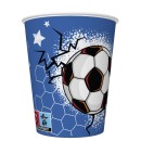 Football Cool paper cup 8 pcs 250 ml