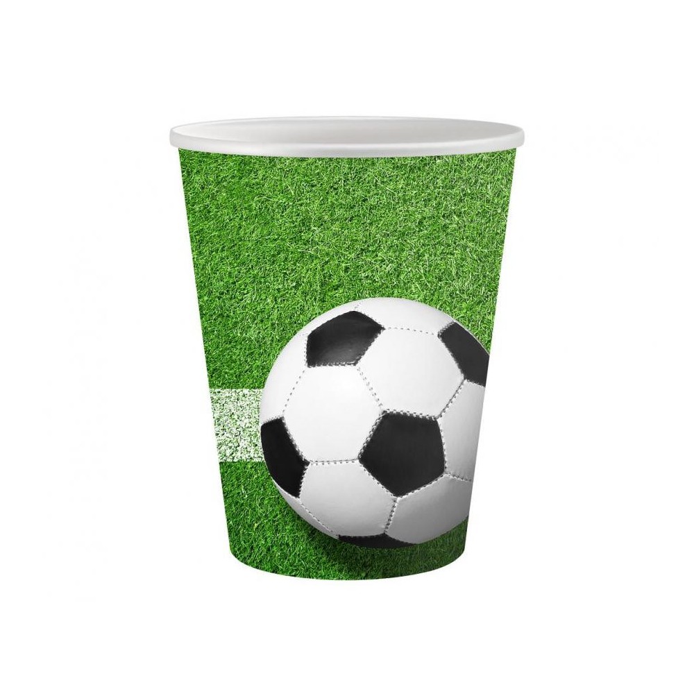 Football Field paper cup pack of 6, 200 ml
