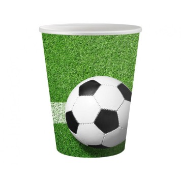 Football Field paper cup pack of 6, 200 ml