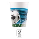 Football Soccer Fans paper cup 8 pcs 200 ml FSC