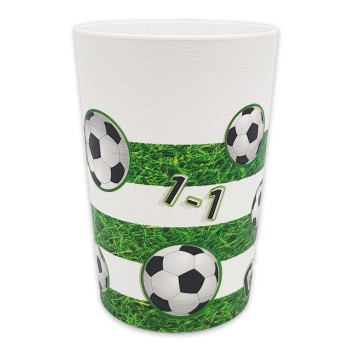 Football Soccer Field plastic cup 2-piece set 230 ml
