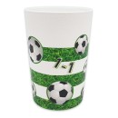 Football Soccer Field plastic cup 2-piece set 230 ml