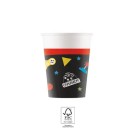 Gamer Gaming Party paper cup 8 pcs 200 ml FSC