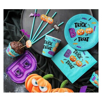 Halloween Boo paper cup 6 pcs 250 ml